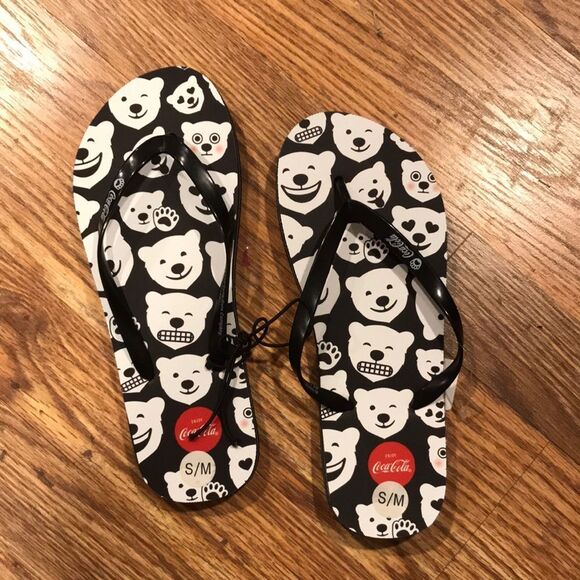 New Coca Cola flip flops - Picture 1 of 3
